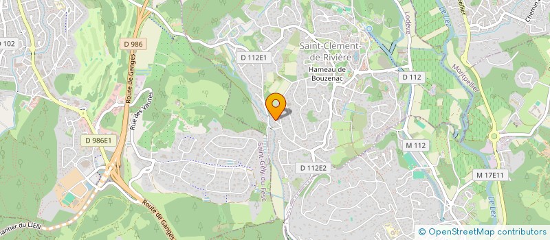 localisation de l'entreprise MADAME CHARLOTTE POLIDORI  SAINT-CLEMENT-DE-RIVIERE