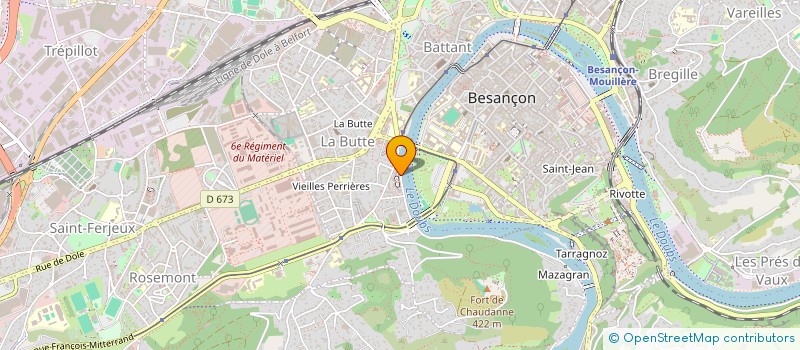 localisation de l'entreprise MADAME CHARLOTTE POLINE  BESANCON