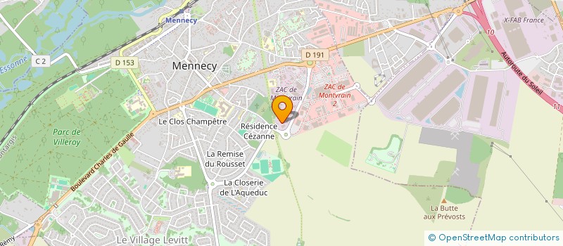 localisation de l'entreprise MADAME CHARLOTTE POTTIER  FONTAINEBLEAU