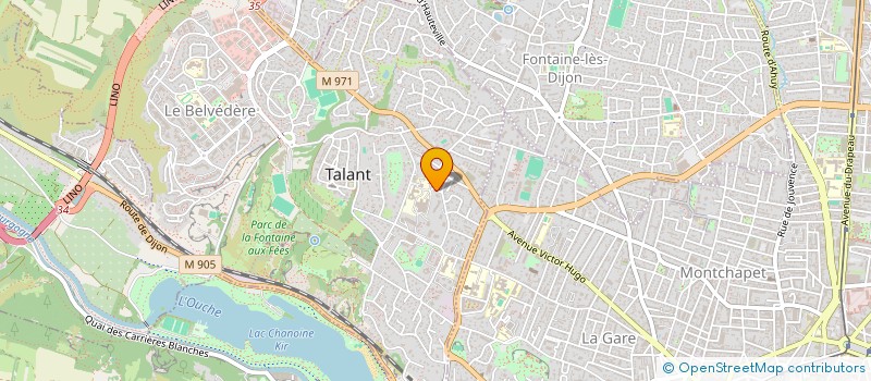 localisation de l'entreprise MADAME CHARLOTTE POUFFIER  TALANT