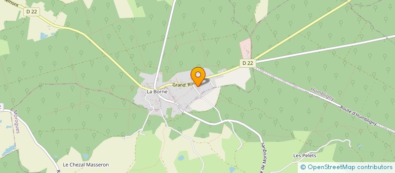 localisation de l'entreprise MADAME CHARLOTTE POULSEN  HENRICHEMONT