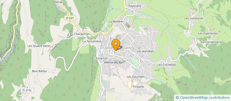 localisation de l'entreprise MADAME CHARLOTTE PRESTAIL  VILLARD-DE-LANS