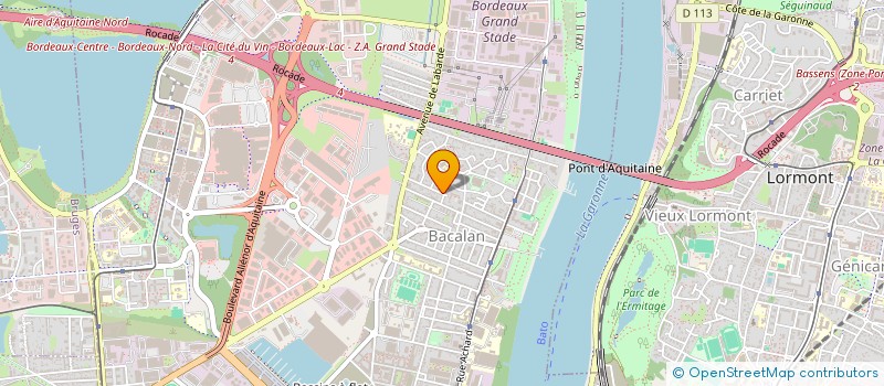 localisation de l'entreprise MADAME CHARLOTTE PRIGENT  BORDEAUX