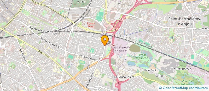 localisation de l'entreprise MADAME CHARLOTTE PRIOU à ANGERS