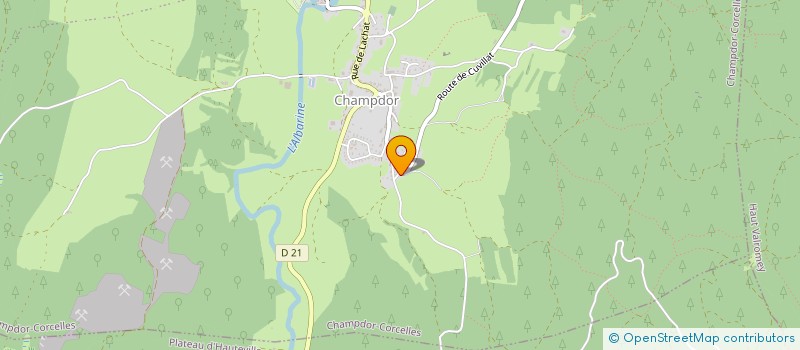 localisation de l'entreprise MADAME CHARLOTTE QUAAS  CHAMPDOR-CORCELLES