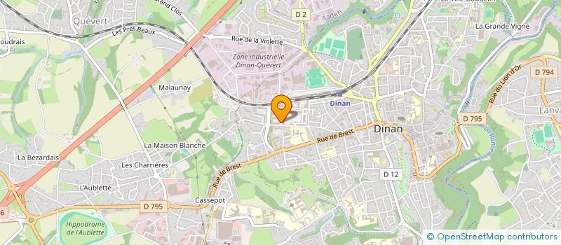 localisation de l'entreprise MADAME CHARLOTTE QUANDALLE à DINAN