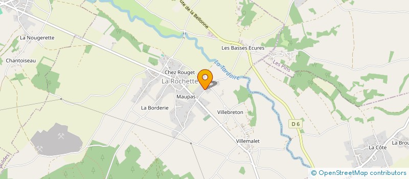 localisation de l'entreprise MADAME CHARLOTTE QUESNOIT à LA ROCHETTE