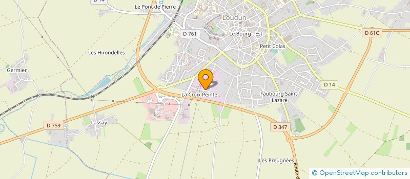 localisation de l'entreprise MADAME CHARLOTTE RANCHE à LOUDUN