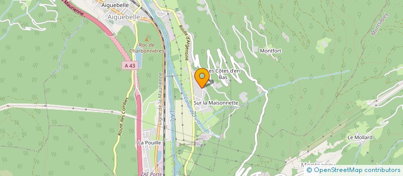 localisation de l'entreprise MADAME CHARLOTTE RANDON  GILLY-SUR-ISERE