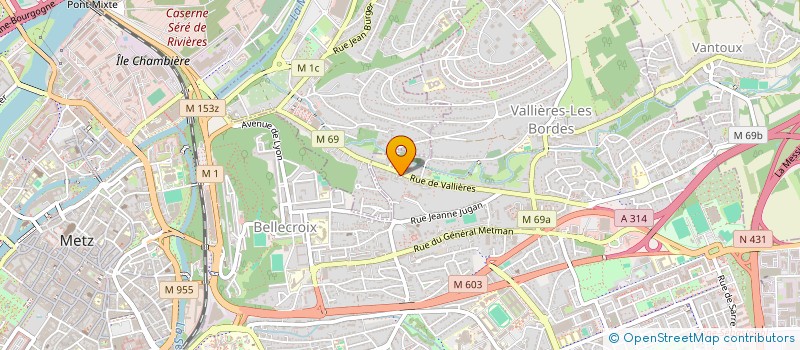 localisation de l'entreprise MADAME CHARLOTTE RAPHAT  METZ