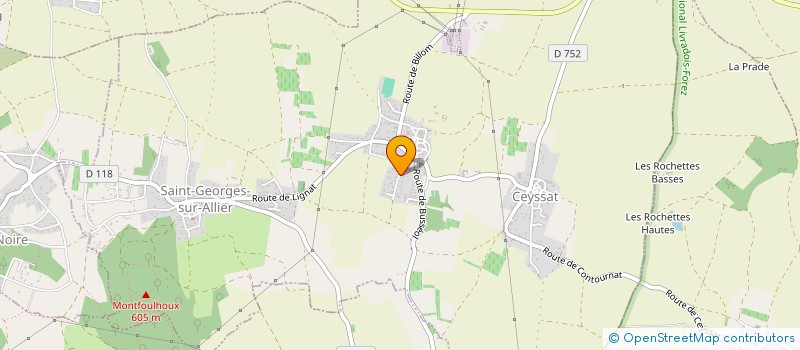 localisation de l'entreprise MADAME CHARLOTTE RAULIN à SAINT-GEORGES-SUR-ALLIER