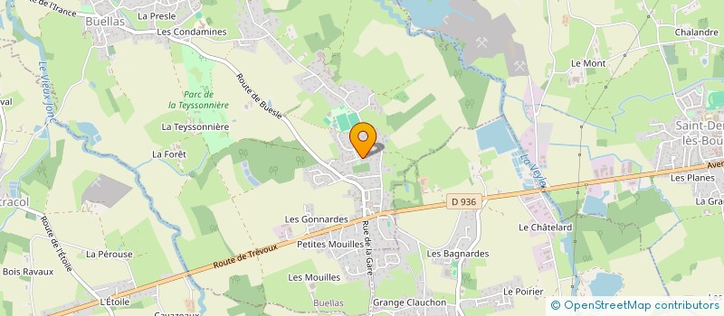 localisation de l'entreprise MADAME CHARLOTTE RAVY  BUELLAS