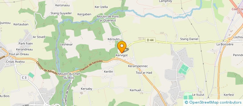 localisation de l'entreprise MADAME CHARLOTTE REGNARD  CONCARNEAU