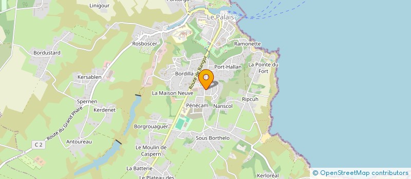 localisation de l'entreprise MADAME CHARLOTTE REGNIER à QUIMPERLE
