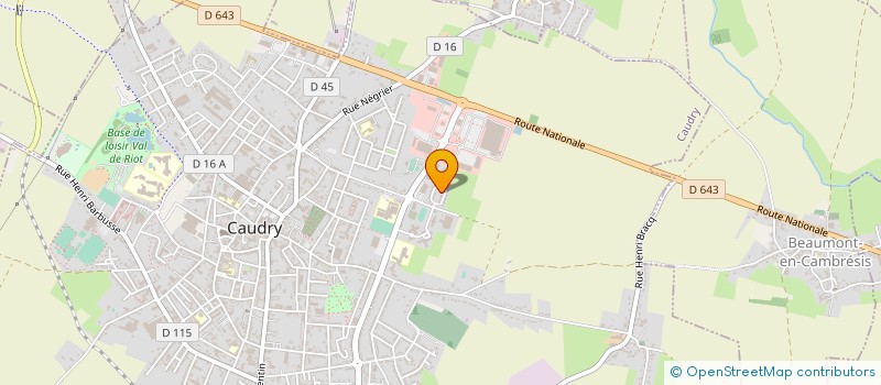 localisation de l'entreprise MADAME CHARLOTTE RENARD à CAUDRY