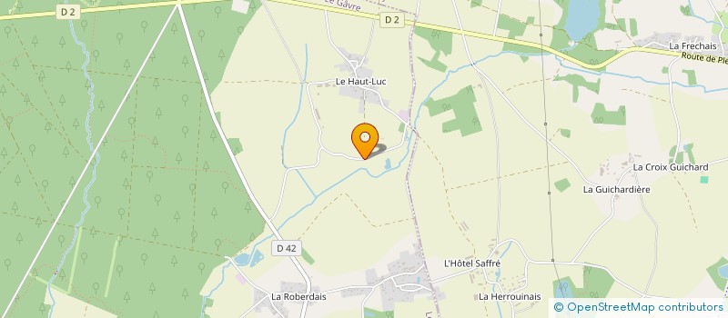 localisation de l'entreprise MADAME CHARLOTTE RENAUX  LE GAVRE