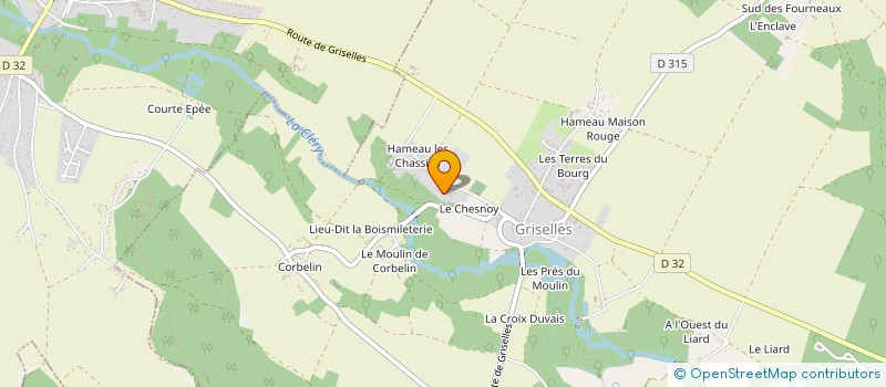 localisation de l'entreprise MADAME CHARLOTTE RENOUX  GRISELLES
