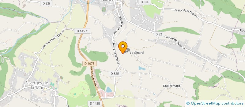 localisation de l'entreprise MADAME CHARLOTTE RENTLER  CORBELIN