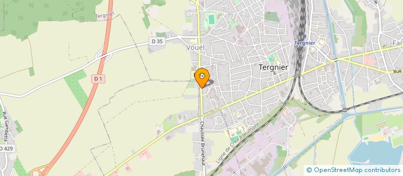 localisation de l'entreprise MADAME CHARLOTTE REVERT à TERGNIER