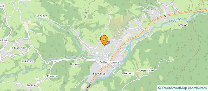 localisation de l'entreprise MADAME CHARLOTTE REY à VILLEVOCANCE