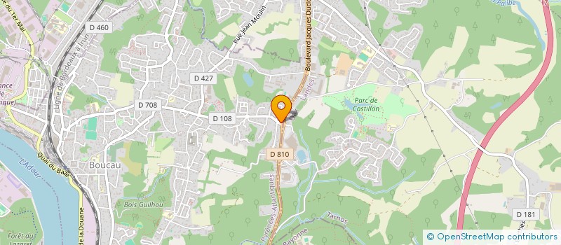 localisation de l'entreprise MADAME CHARLOTTE RIBEIRO à BOUCAU