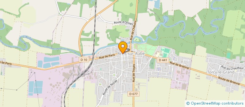 localisation de l'entreprise MADAME CHARLOTTE RIBERON  ARCIS-SUR-AUBE