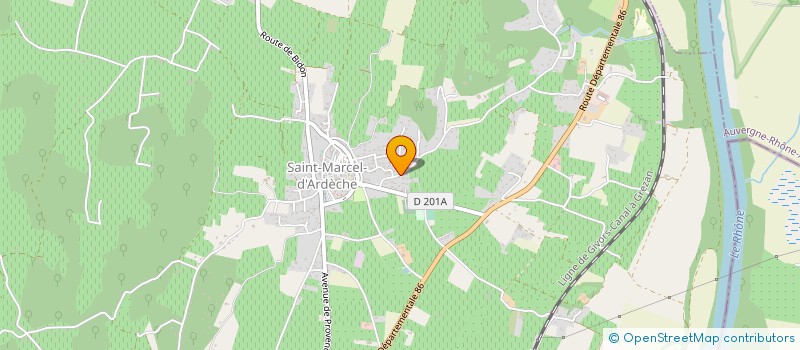 localisation de l'entreprise MADAME CHARLOTTE RIQUET  SAINT-MARCEL-D'ARDECHE