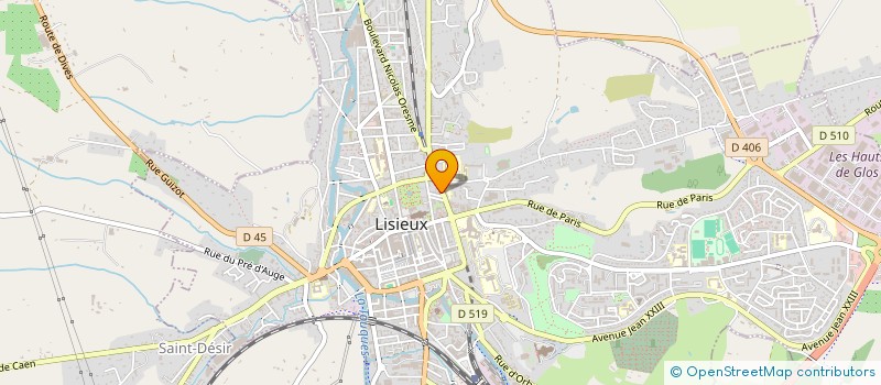 localisation de l'entreprise MADAME CHARLOTTE RIVET  LISIEUX