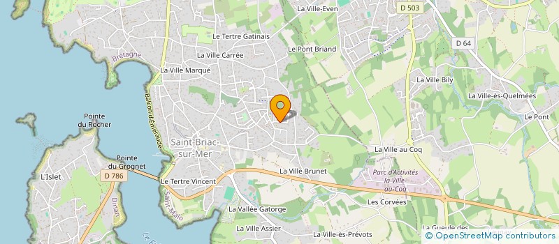 localisation de l'entreprise MADAME CHARLOTTE RIZZA  SAINT-BRIAC-SUR-MER