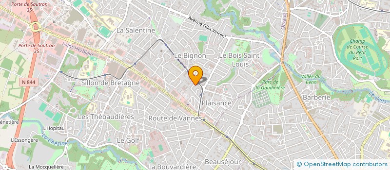 localisation de l'entreprise MADAME CHARLOTTE ROBIN à ORVAULT