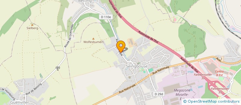 localisation de l'entreprise MADAME CHARLOTTE ROBIN  SEINGBOUSE