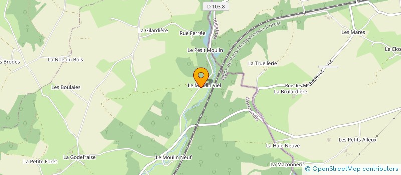localisation de l'entreprise MADAME CHARLOTTE ROLLAND à BRETONCELLES