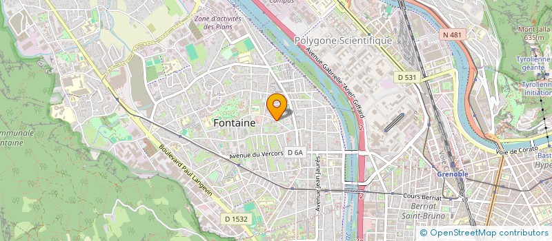 localisation de l'entreprise MADAME CHARLOTTE ROMAIN  FONTAINE