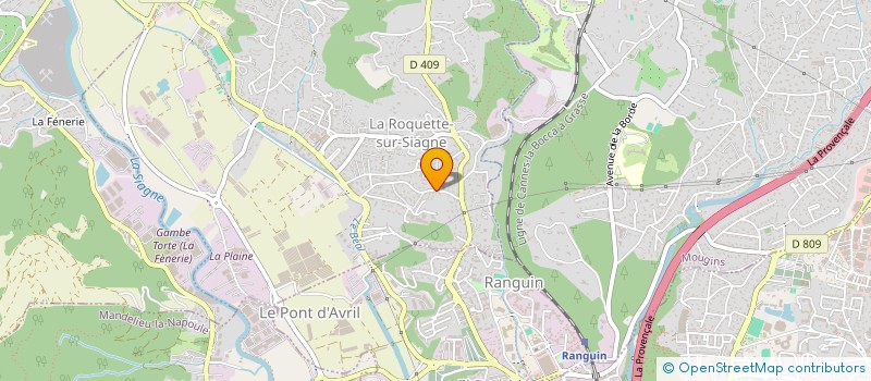 localisation de l'entreprise MADAME CHARLOTTE ROUBEAUD à GRASSE