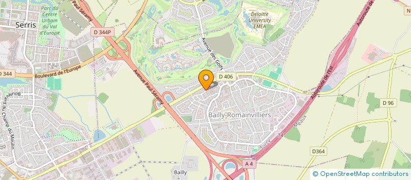 localisation de l'entreprise MADAME CHARLOTTE ROUF  BAILLY-ROMAINVILLIERS