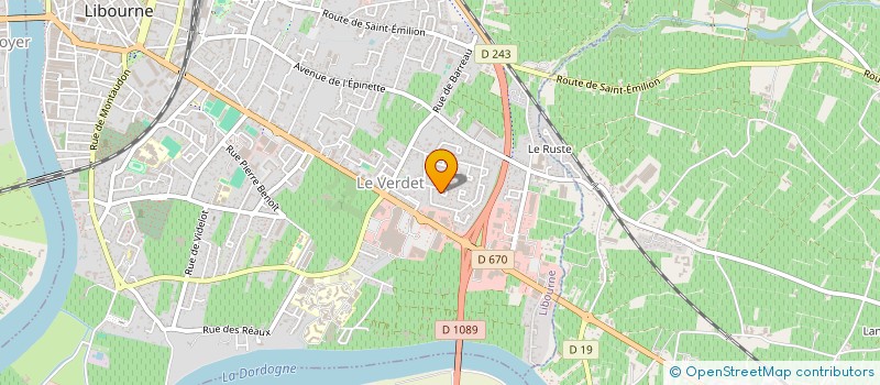 localisation de l'entreprise MADAME CHARLOTTE ROUGLAN  LIBOURNE