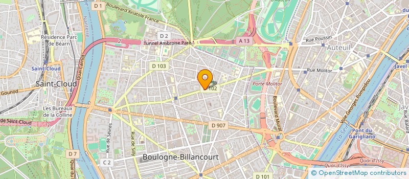 localisation de l'entreprise MADAME CHARLOTTE ROUSSEAU à BOULOGNE-BILLANCOURT