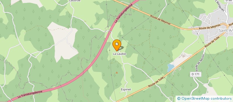 localisation de l'entreprise MADAME CHARLOTTE ROUX  SAINT-PARDOUX-LE-NEUF