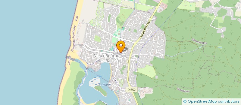 localisation de l'entreprise MADAME CHARLOTTE RYDZOK  VIEUX BOUCAU-LES-BAINS