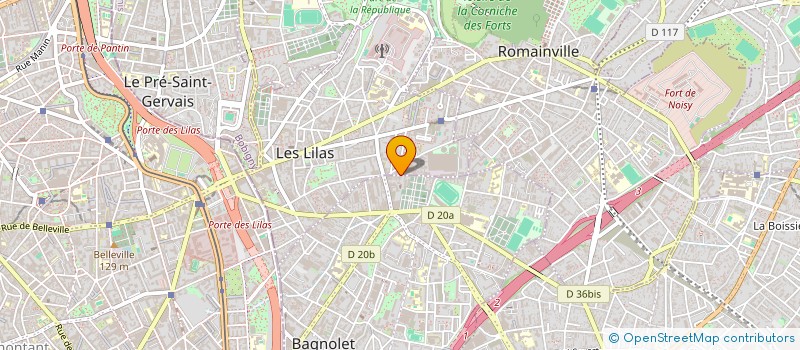 localisation de l'entreprise MADAME CHARLOTTE SAGORY à BAGNOLET