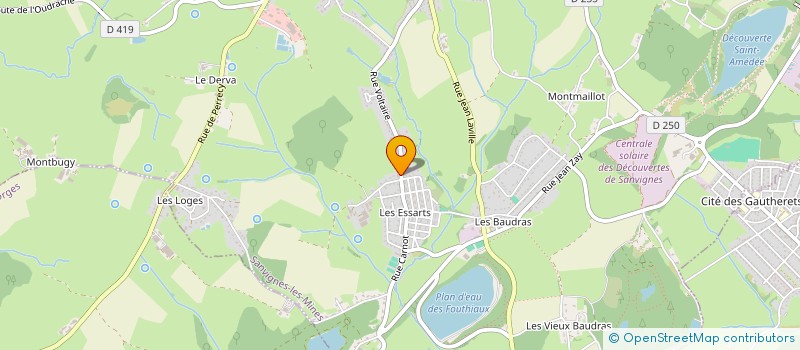 localisation de l'entreprise MADAME CHARLOTTE SAHUC  SANVIGNES-LES-MINES