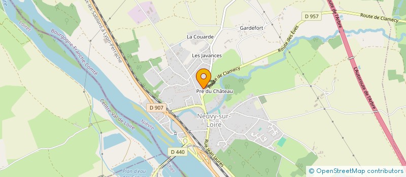 localisation de l'entreprise MADAME CHARLOTTE SAINT-JOURS  NEUVY-SUR-LOIRE