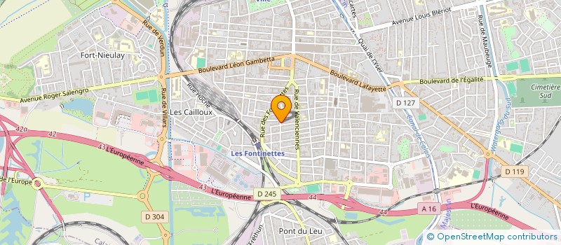 localisation de l'entreprise MADAME CHARLOTTE SAINT SANS LEVACHER  CALAIS