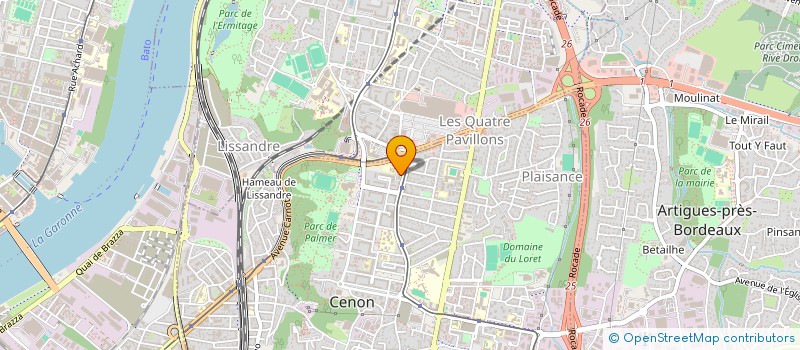 localisation de l'entreprise MADAME CHARLOTTE SALI  CENON