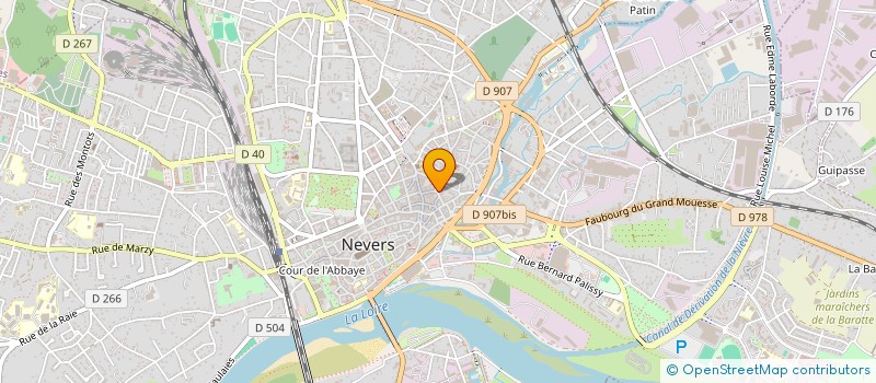 localisation de l'entreprise MADAME CHARLOTTE SAULIN  NEVERS