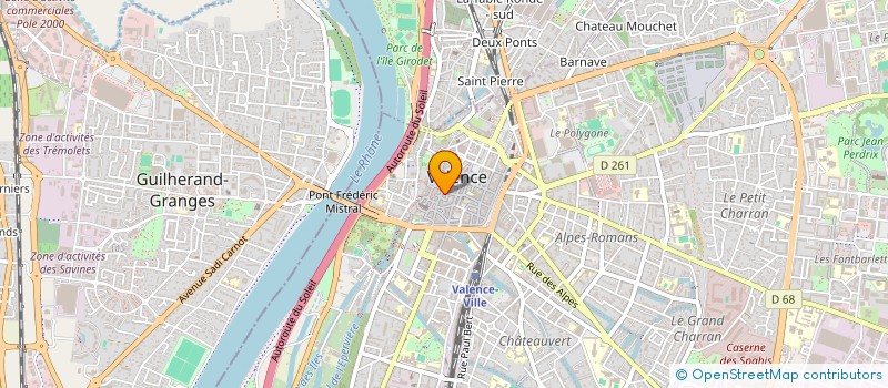 localisation de l'entreprise MADAME CHARLOTTE SAUNDERS  VALENCE