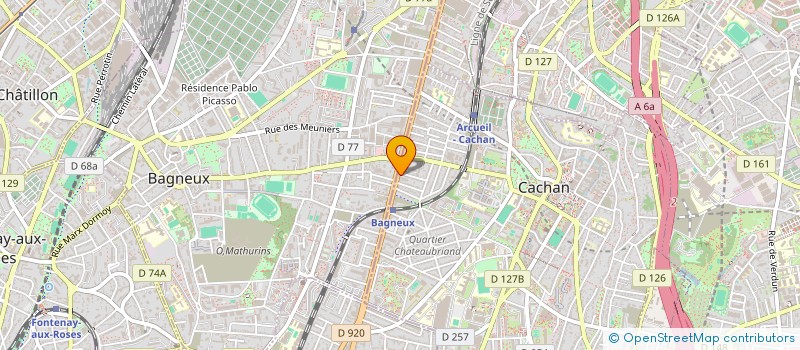 localisation de l'entreprise MADAME CHARLOTTE SAUTON  CACHAN
