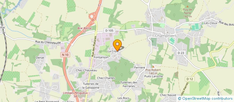 localisation de l'entreprise MADAME CHARLOTTE SAUVAGET à CHAMPNIERS