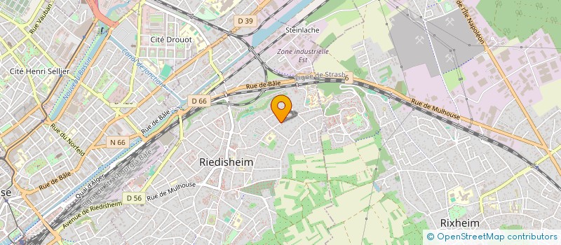 localisation de l'entreprise MADAME CHARLOTTE SCHLAGDENHAUFEN à RIEDISHEIM