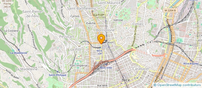 localisation de l'entreprise MADAME CHARLOTTE SCUDO à NICE